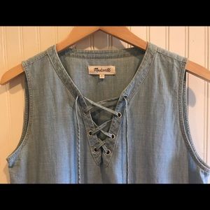 Easy Breezy Summer Chambray Dress